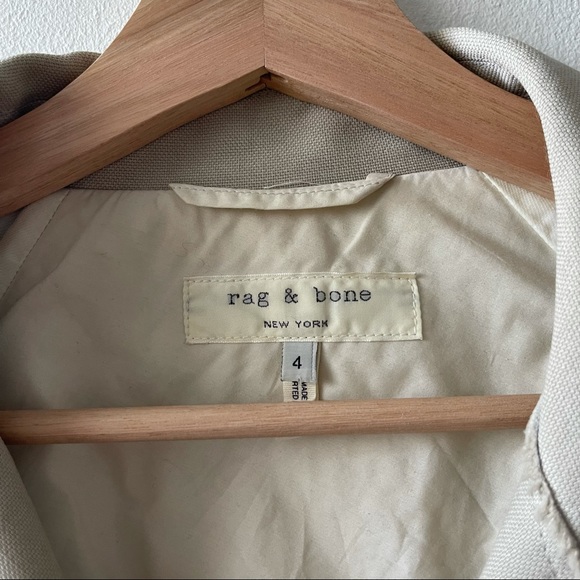 ⭐️SOLD⭐️ rag & bone trench coat - Picture 5 of 6